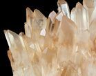 Tangerine Quartz Crystal Cluster - Madagascar #58762-1